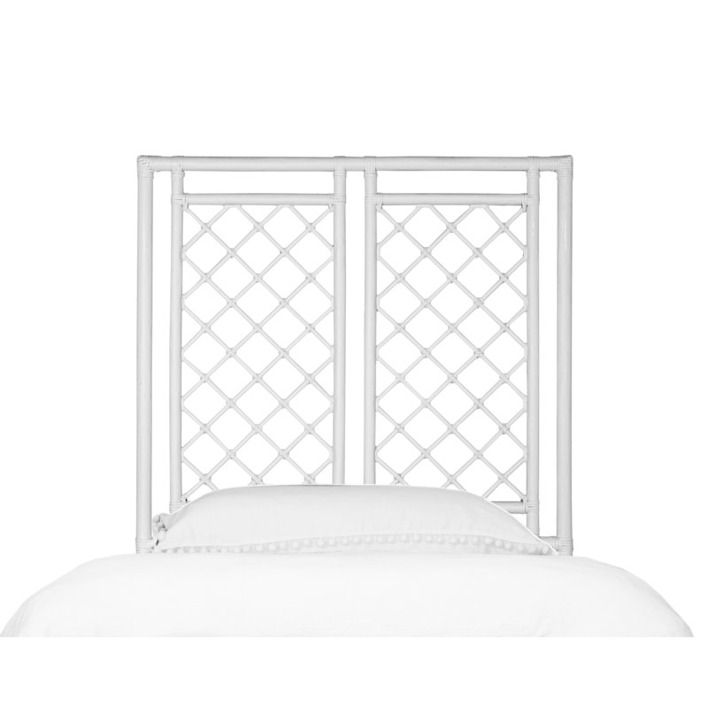 Low Profile Standard Bed, Twin, White