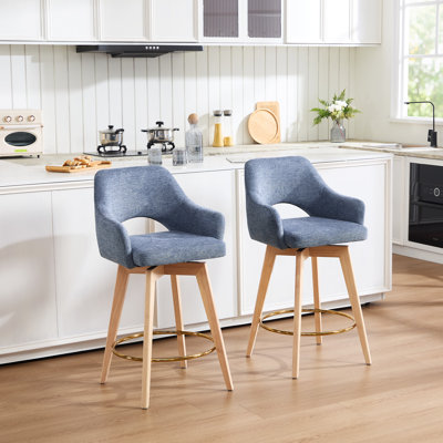 Tabouret de comptoir pivotant en H 26,8 po Lovetro