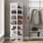28 Pair Rotating Shoe Rack,7 Tier 360°Rotating Shoe Rack Tower, Revolving Shoe Racks up to 28 Pair, Easy Assembly