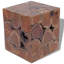 Tabouret vidaXL brun 40 x 40 x 45 cm en bois de teck massif