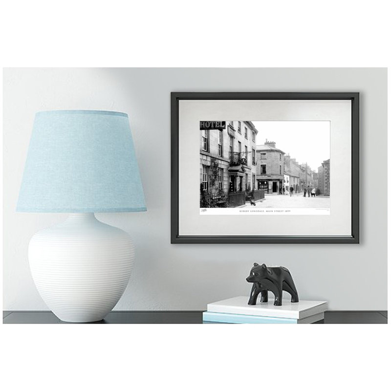 Kirkby Lonsdale, Main Street 1899 by Francis Frith - Single Picture Frame Print, 40cm H x 50cm W x 2.3cm D