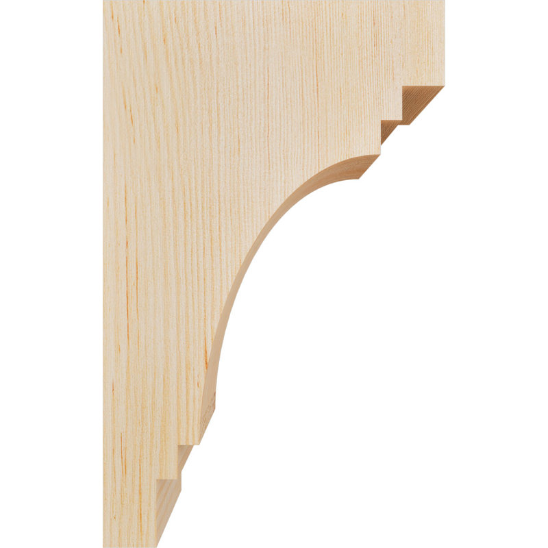 Corbeau Pescadero, H 12 po x l 3,5 po x P 8 po, Sapin de Douglas, Lisse