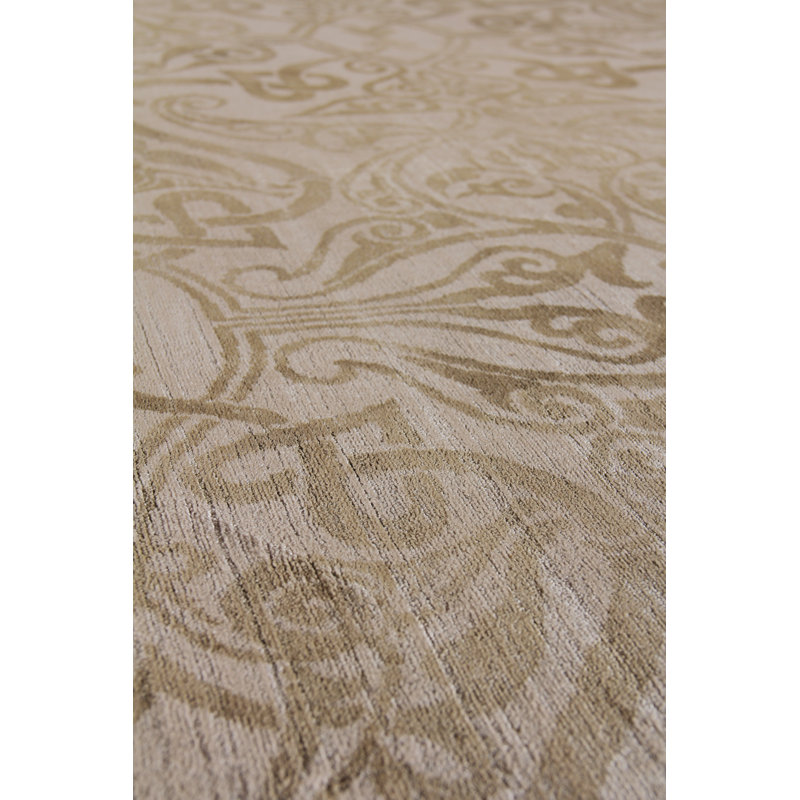 Koda Handmade Synthetic Brown/Beige Area Rug, Rectangle 9' x 12'