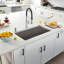 Diamond SILGRANIT 33.5" L x 18.5" W Super Single Undermount Kitchen Sink-83415682