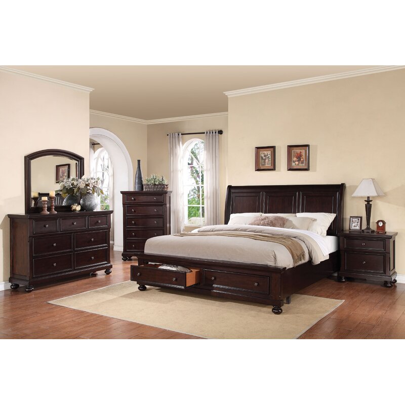 Darby Home Co Stewardson Sleigh Storage Bed & Reviews | Wayfair