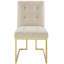 Chaise d'appoint en velours Privy-899960242