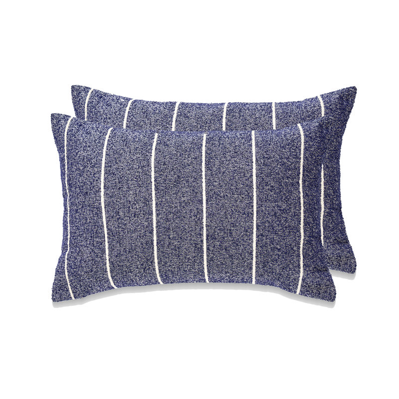 Coussin French Stripe avec insert - ensemble de 2, Polyester, Île Seymour Nord, Galapagos