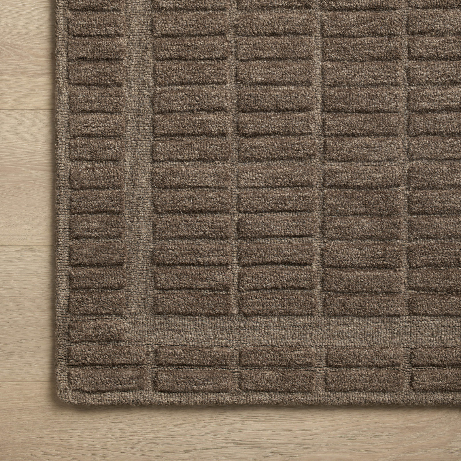 Chris Loves Julia x Loloi Bradley Cocoa Rug, Rectangle 3'6" x 5'6"