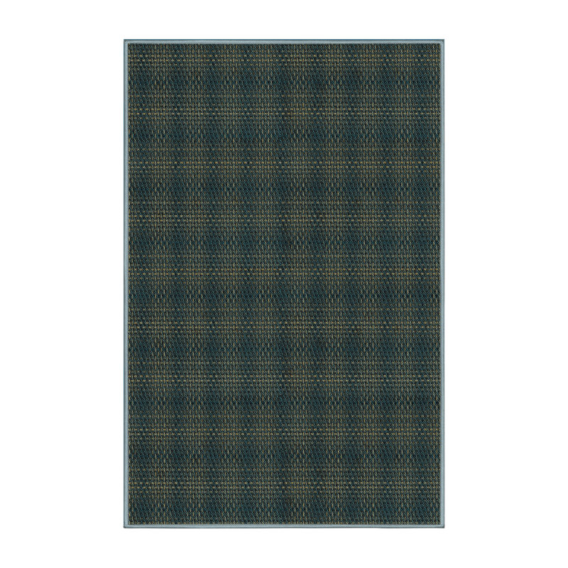 Tapis 100% à motifs lavables à la machine 2989 WSHPAT3736LBLU, Rectangle de 2 pi x 3 pi