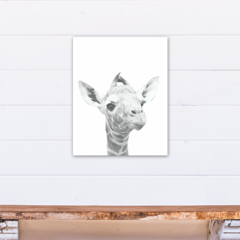 Art sur toile baby giraffe Becerra, H 20 po x l 16 po x P 1,25 po