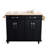 Robbe Solid Wood Top Kitchen Island