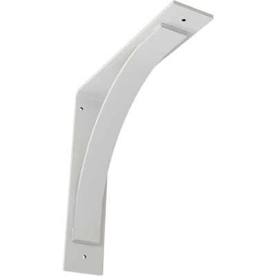 3"W x 14"D x 14"H Morris Steel Bracket, White Primer