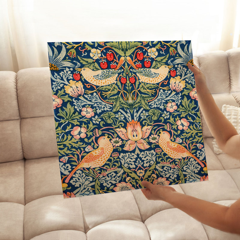 Animaux, animaux de William Morris, reproduction d'art sans cadre, H 28 po x l 28 po