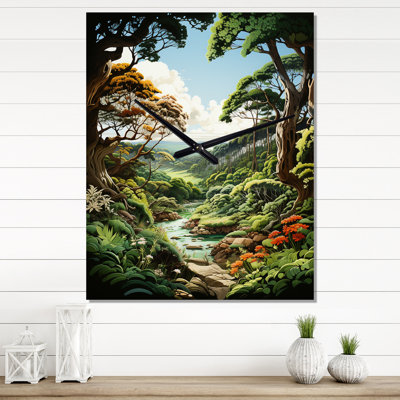 Hadika - Forest Wall Clock