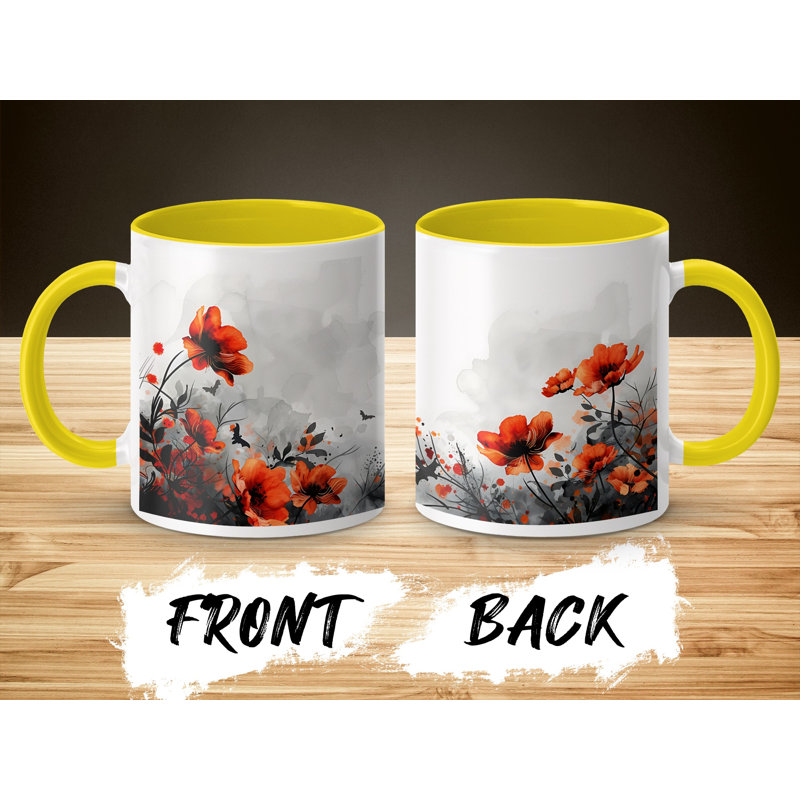 Ceramic Coffee Mug, Yellow
