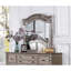 Commode en bois antique et miroir pour chambre à coucher