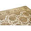 Hand Knotted Wool Area Rug in Gold And Ivory