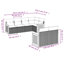 Ensemble de canapé de jardin Vidaxl PE-129483109
