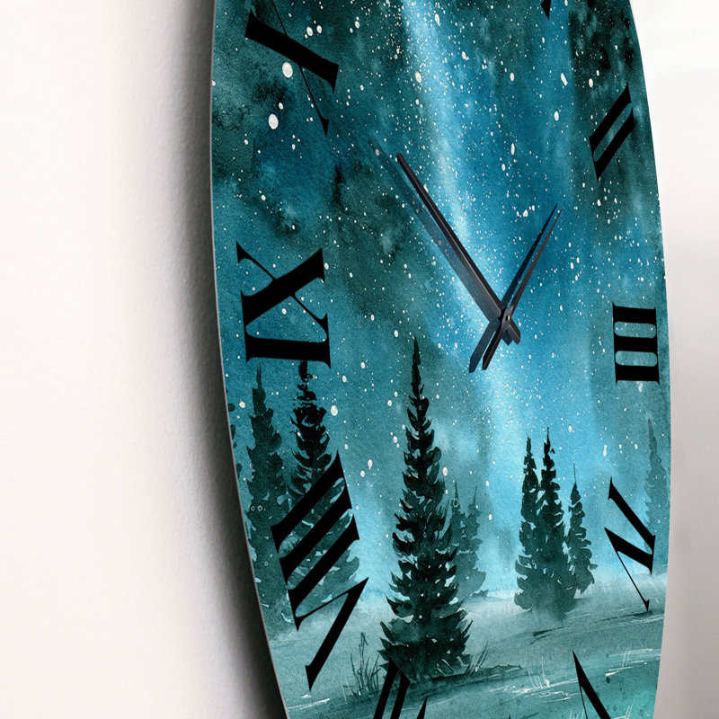 Horloge murale traditionnelle grise, Moyen