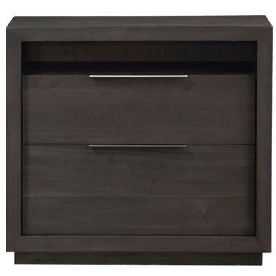 81.28 cm W Solid Wood Bedside Table