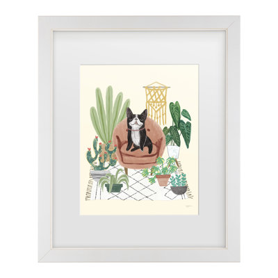 Bolog Mary Urban Urban Jungle Dogs V SP Matted Framed Art