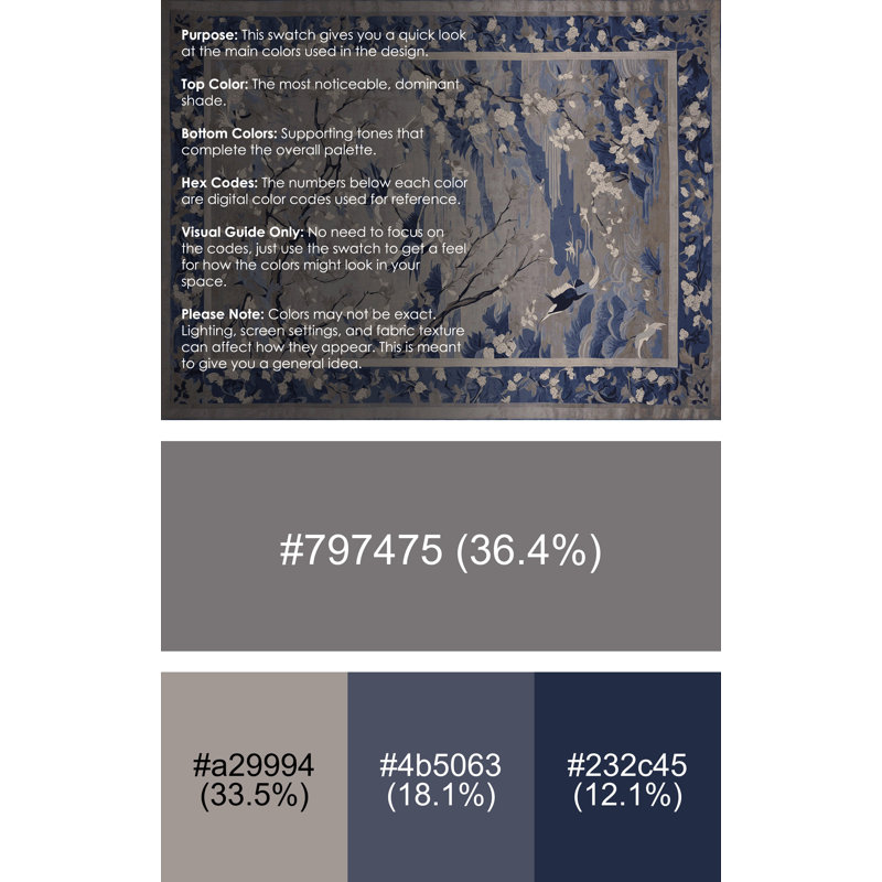 Machine Washable Gray Area Rug, Rectangle 3' x 5'