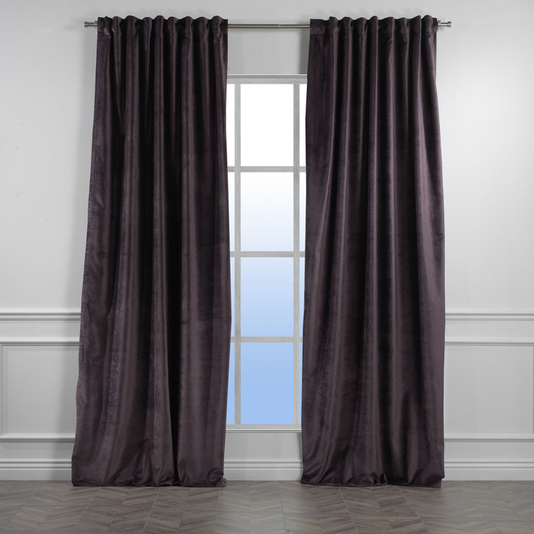 Matte Velvet Extra Wide x Extra Long Custom Made Decorative Double Panel