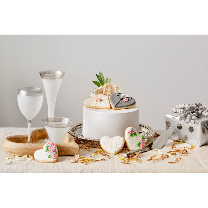 Flûte en verre Heirloom Swirl