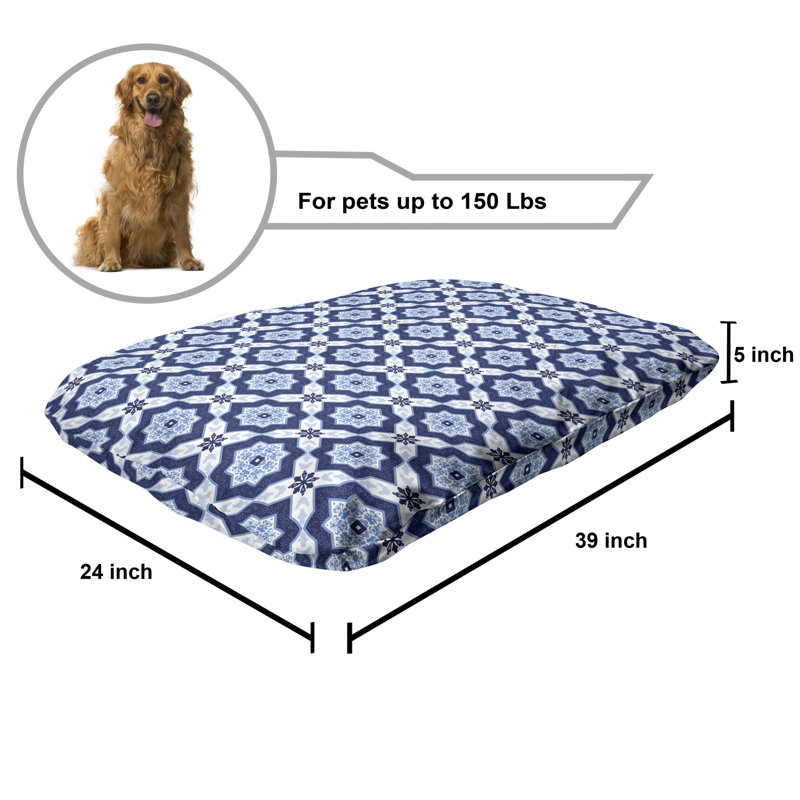 Lit pour animaux Ambesonne Blue