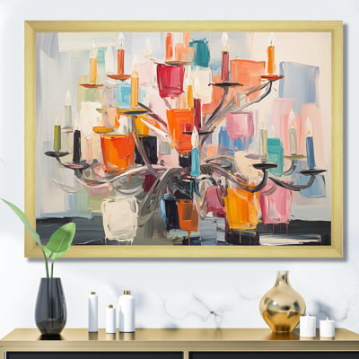 Lustre baroque coloré Brilliance - lustre, art mural