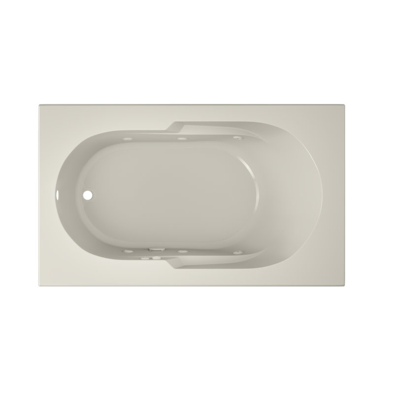 Signature® 60" x 36" Drop In Acrylic Bathtub, Oyster