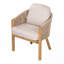 Fauteuil d'extérieur en bois d'acacia