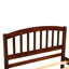 Lit plateforme simple en noyer avec lit gigogne escamotable-2018224835