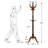 Deionta Solid Wood Freestanding 8 - Hook Coat Rack
