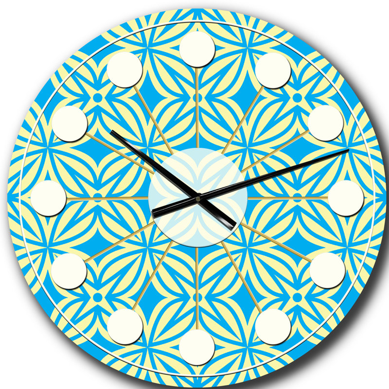 Horloge murale rétro Mid-Century, Grand