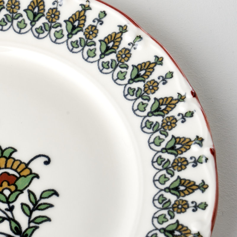 Assiette à dîner Indian Porcelain