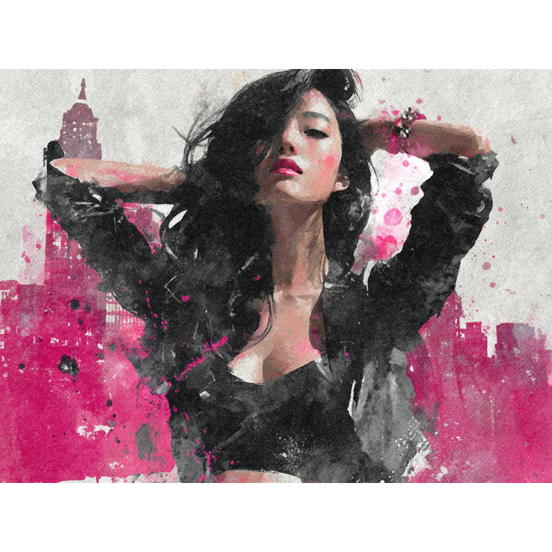 City Glow Wrapped Canvas Wall Art