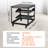 9U 4 Post Open Frame Server Rack Network Enclosure 23''-40'' Adjustable
