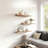 Floating Shelves For Wall Set Of 6, Rustic Wood Wall Shelves With Hidden Brackets For Home Storage And Decor-118375926