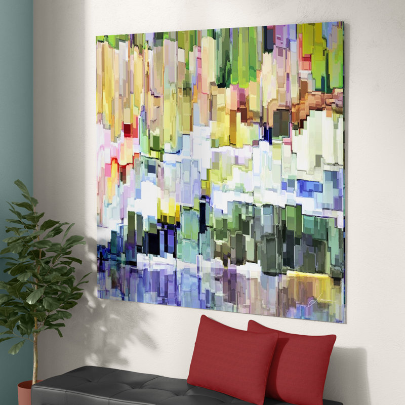 «Glacier Bay III» par James Burghardt - reproduction d'art sur toile tendue, H 18 po x l 18 po x p 1,5 po