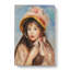 Girl With Pink Bonnet by Pierre-Auguste Renoir - Wrapped Canvas-61886946
