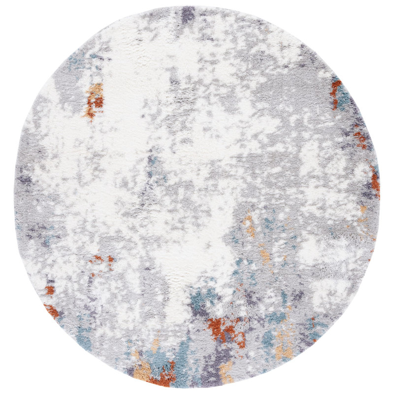 Tapis abstrait Jouk Performance, Rond 7 pi