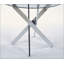 Ensemble de salle à manger 1 + 4,5 pièces, table de salle à manger Mid-Century pour 4 à 6 personnes avec plateau en verre, table de salle à manger à piédestal, table basse de loisirs.