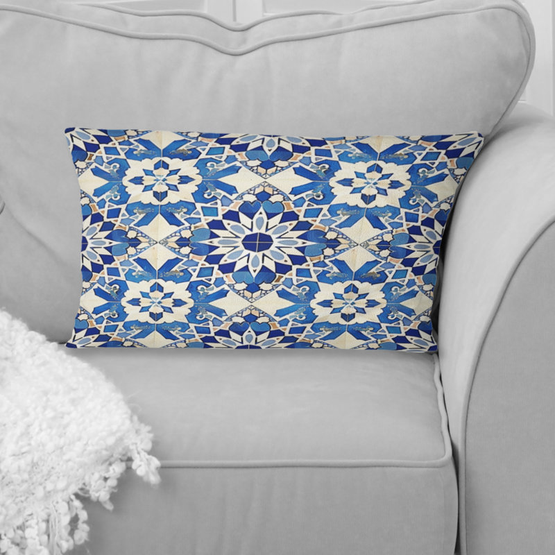 Coussin lombaire marocain à mosaïque III