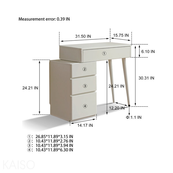 Dimensions du produit