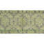 Tapis vert / gris en laine noué à la main de conception unique 7 pi 11 po x 10 pi