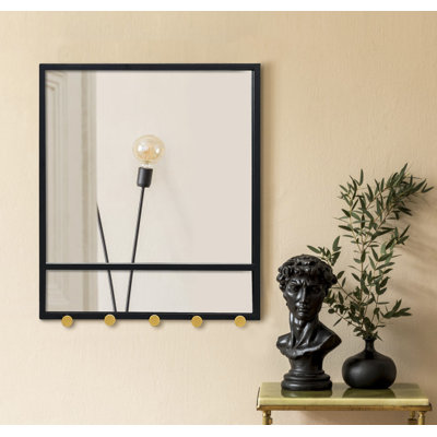 Bertram Metal Flat Wall Mirror