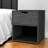 20" Gray One Drawer Faux Wood Nightstand