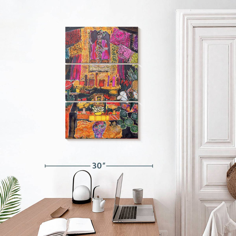 Sanctuaire Lelend Frida Kahlo, H 32 po x l 20 po