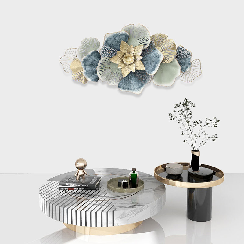 Glam Plants & Flowers Wall Decor on Metal